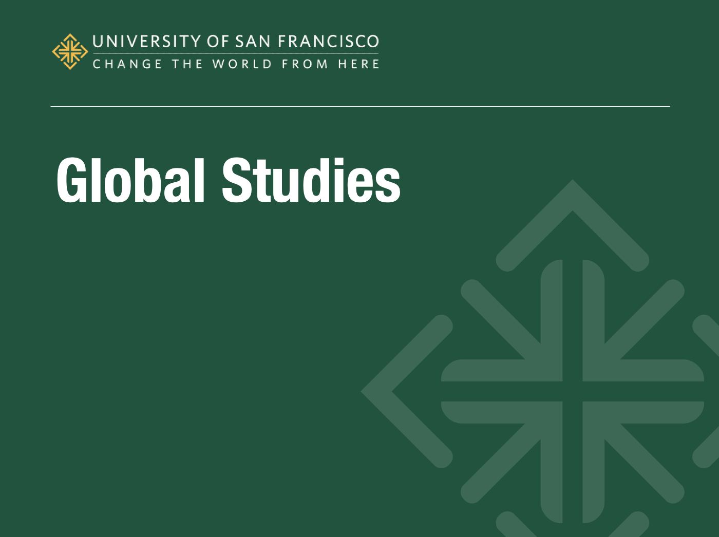 USF Logo with text Global Studies