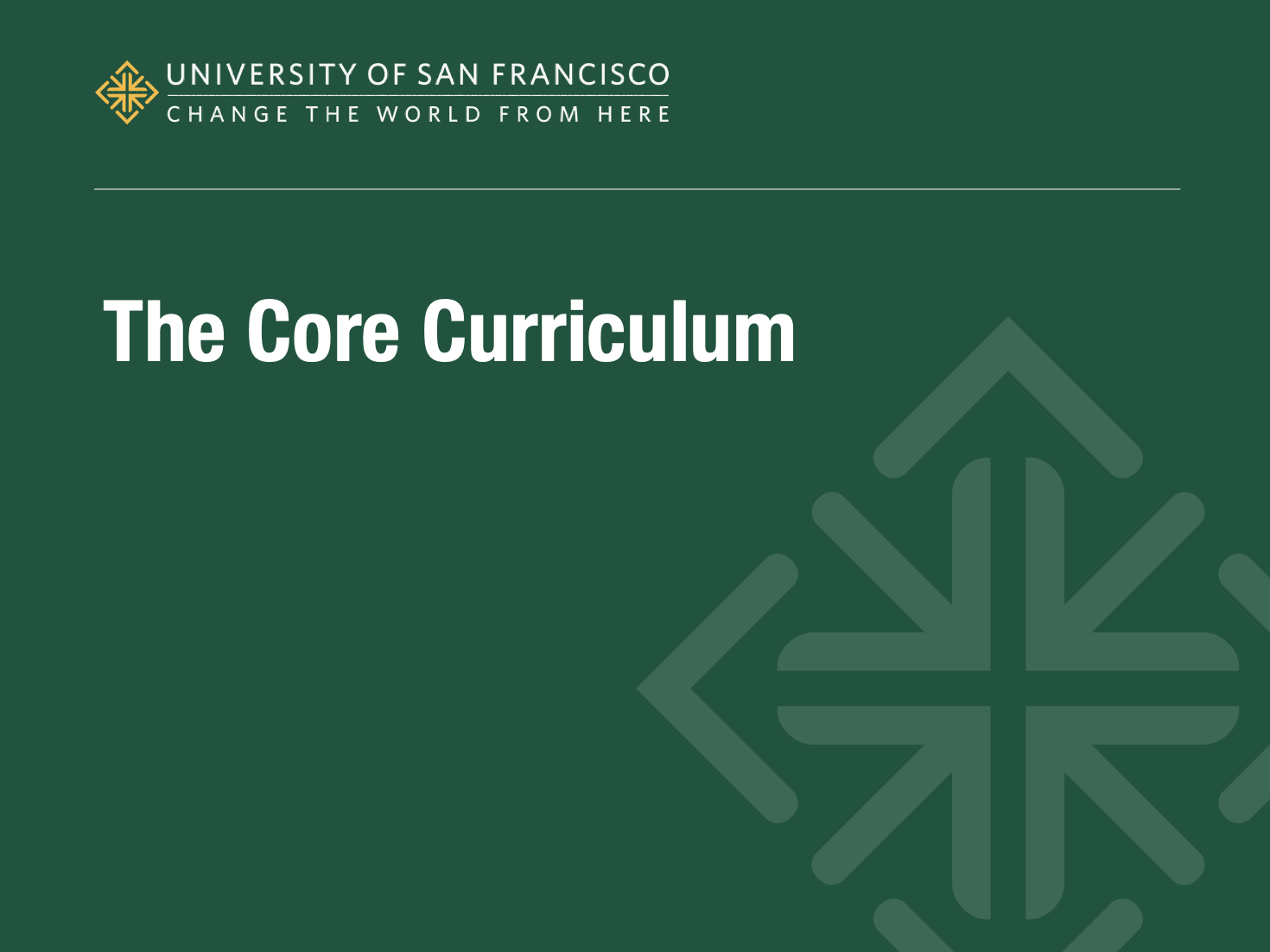 The Core Curriculum