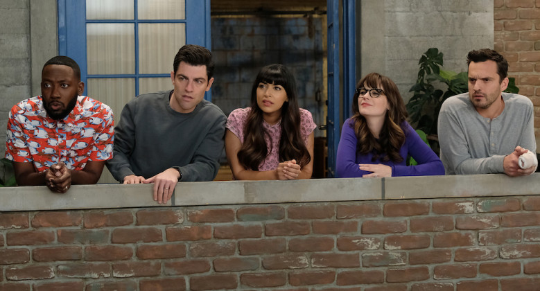 picute of cast from show 'New Girl' 